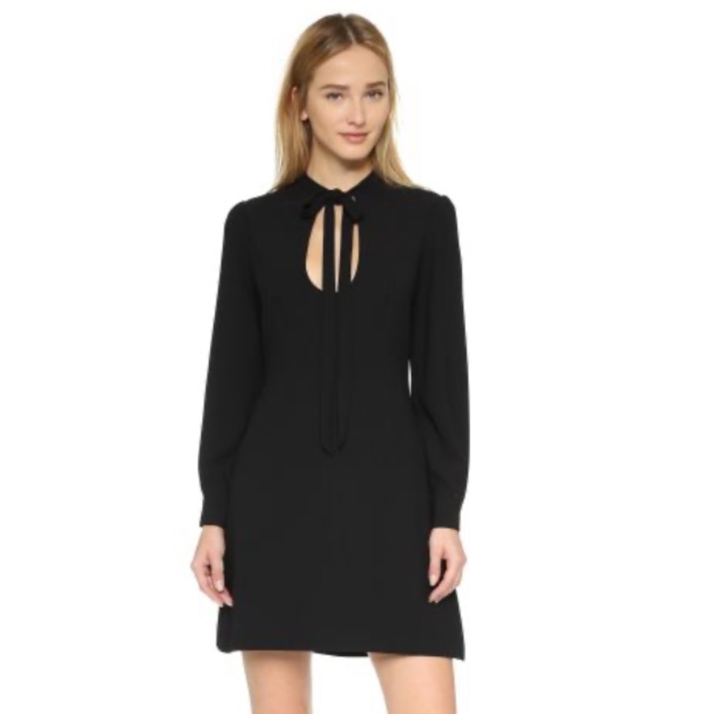 Jill Stuart Black Mini Dress Sz 0